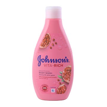 Johnson's Vita Rich Pomegranate Flower Body Wash 250ml - Available at Alosra Online Supermarket