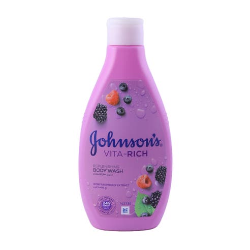 Johnson's Vita Rich Raspberry Body Wash 250ml - Available at Alosra Online Supermarket