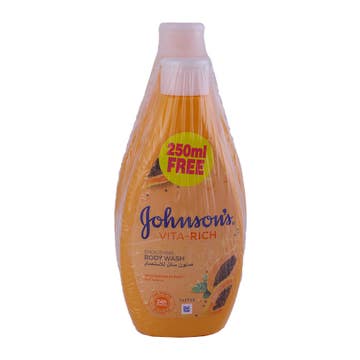 Johnson's Vita Rich Smoothing Papaya Body Wash [400ml + 250ml] 