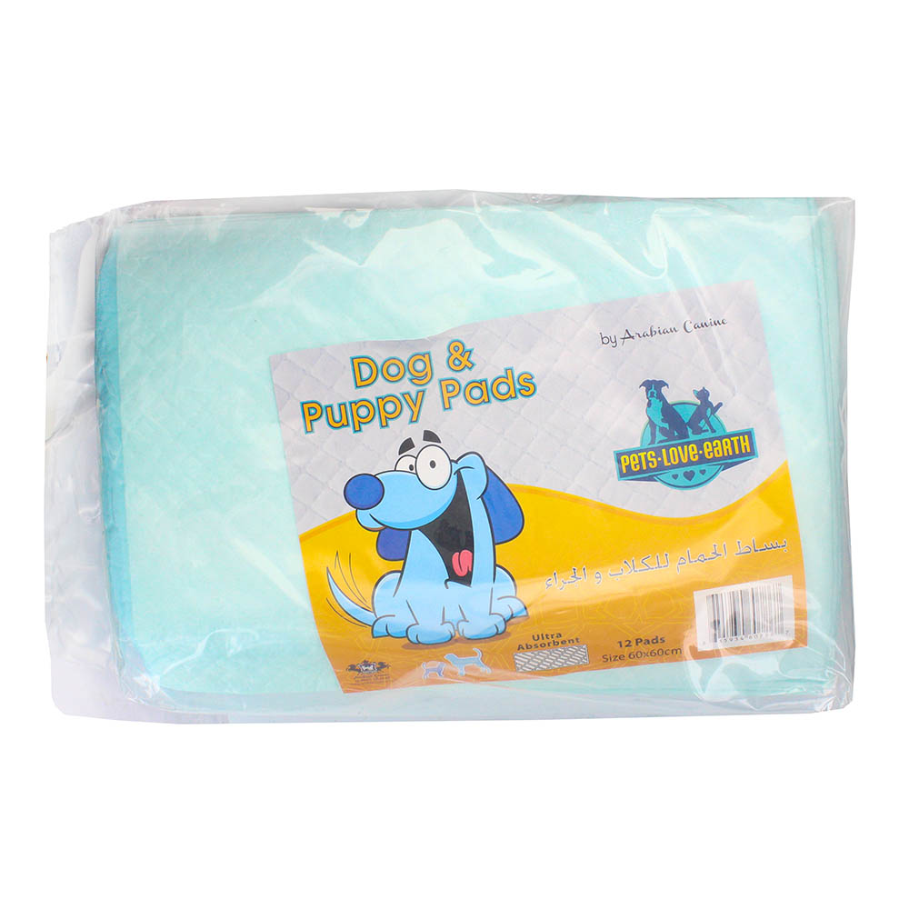 Pets Love Earth Dog & Puppy 12 Pads - Available at Alosra Online Supermarket