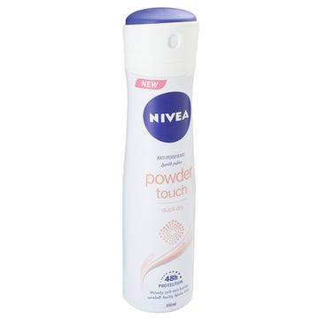 Nivea Powder Touch Anti-Perspirant Deodorant Spray 150ml - Available at Alosra Online Supermarket