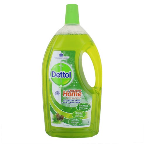 Dettol Pine Multiaction Cleaner 1.8L + 1 Free - Available at Alosra Online Supermarket