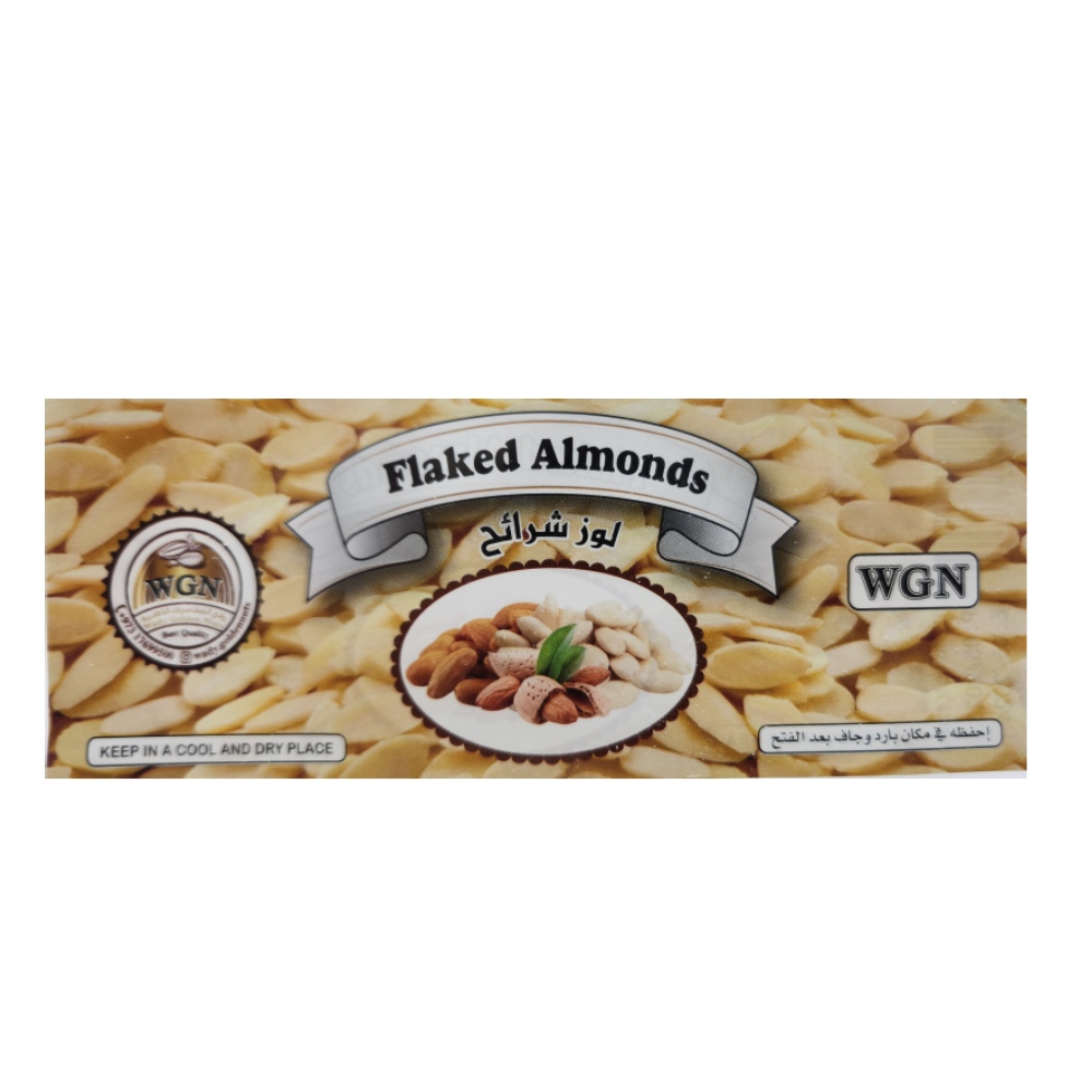 Flaked Almond 200g back image