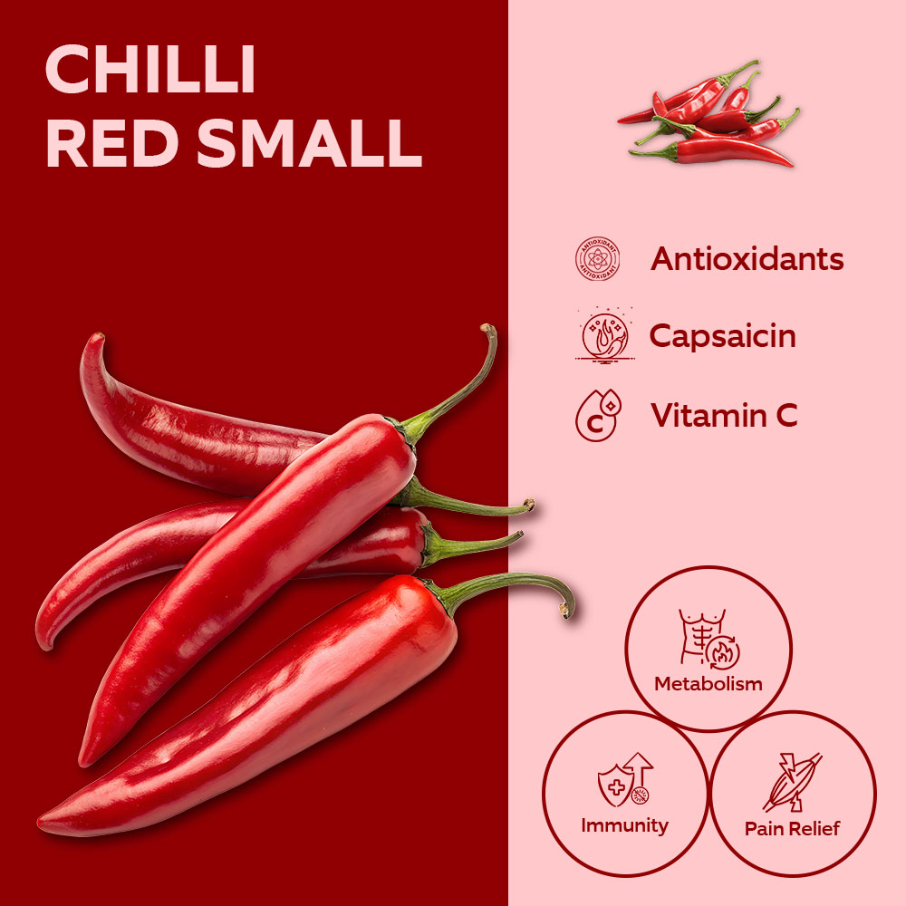 Yellow Bird Small Chilli Red [Pre-packed] 100g lifestyle image