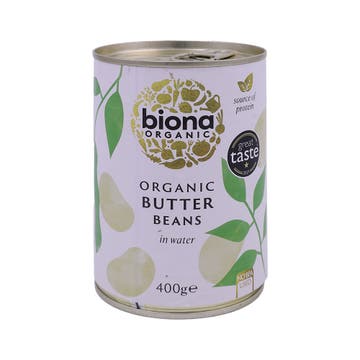 Biona Organic Butter Beans In Water 400g