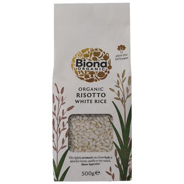 Biona Organic Risotto White Rice 500g