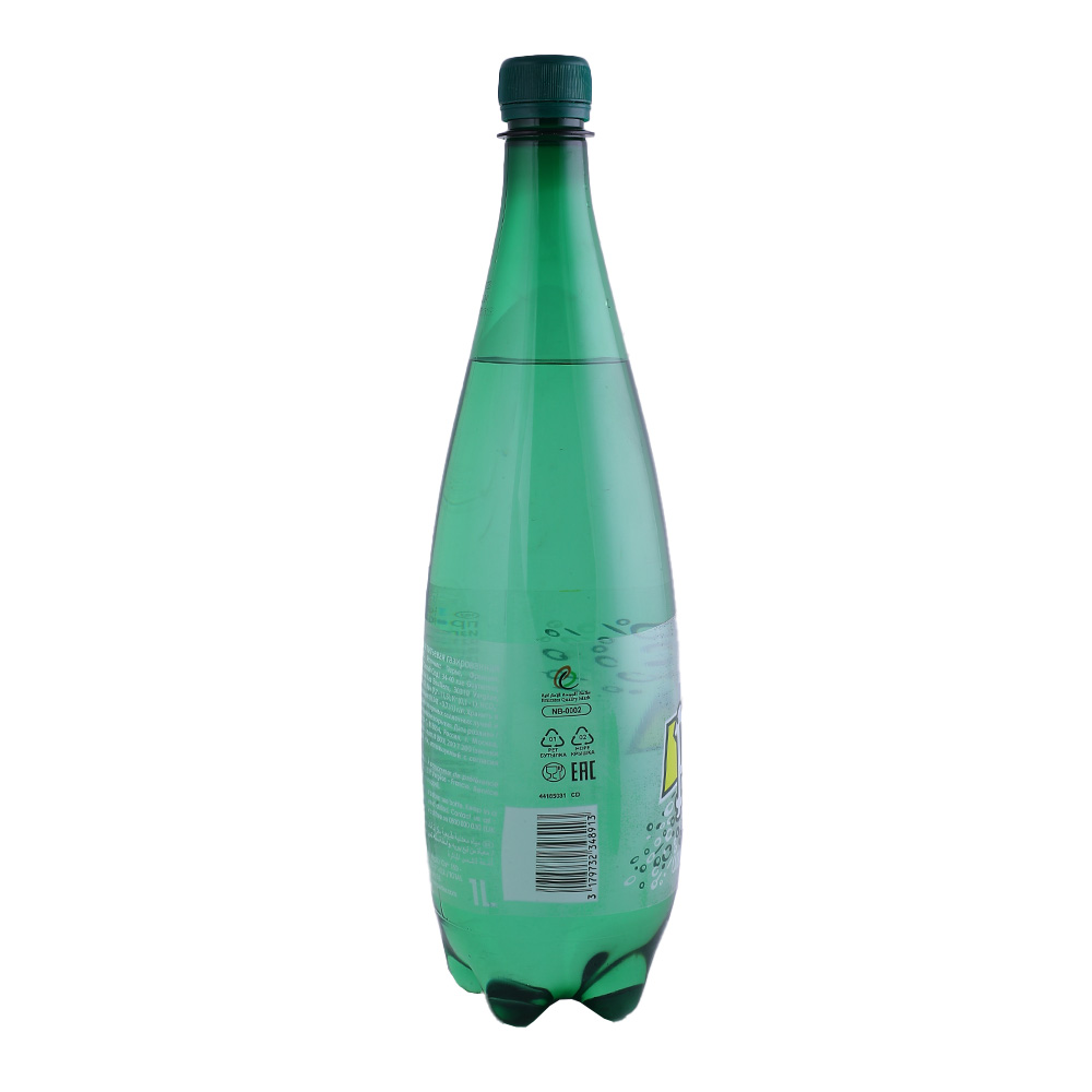 Perrier Carbonated Mineral Water Pet Bottle 1L back image