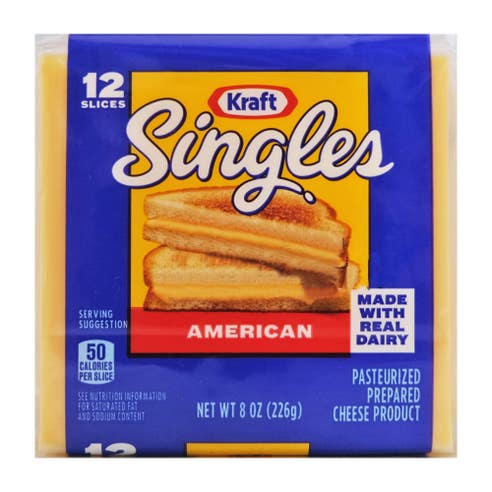 Kraft Singles American 12 Slice 226g 