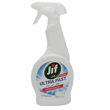 Jif Ultra Fast Bathroom Spray Cleaner 500ml - Available at Alosra Online Supermarket