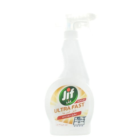 Jif Ultra Fast Kitchen Spray Cleaner 500ml - Available at Alosra Online Supermarket