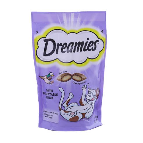 Dreamies Duck Cat Treats 60g - Available at Alosra Online Supermarket