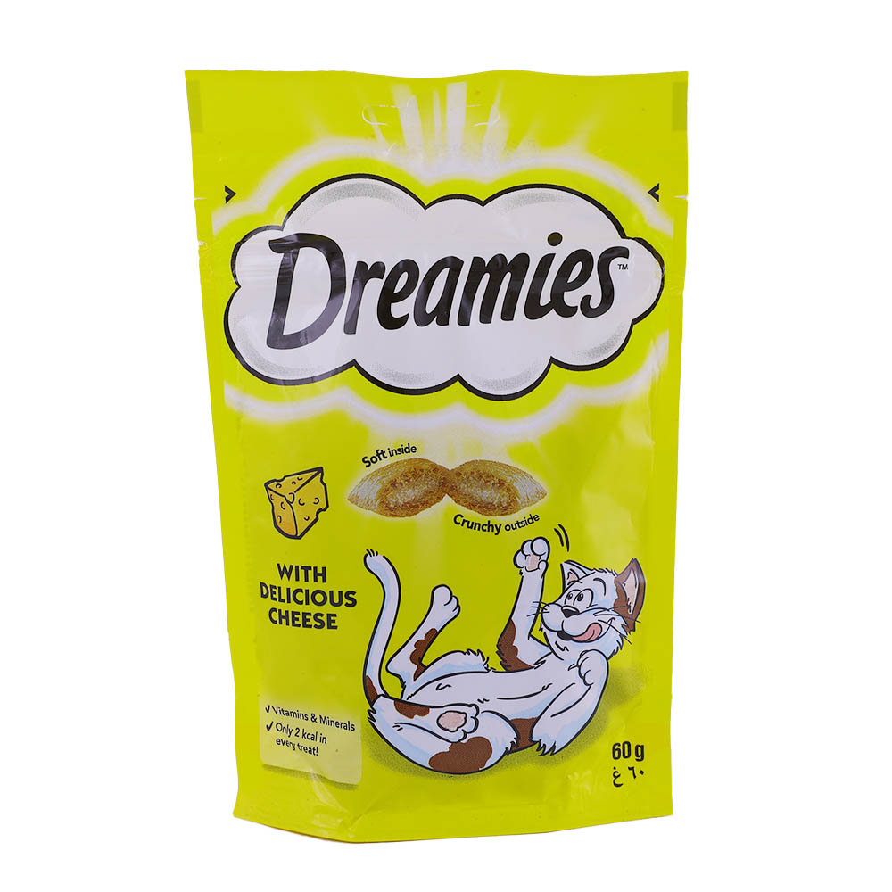 Dreamies Cheese Cat Treats 60g - Available at Alosra Online Supermarket