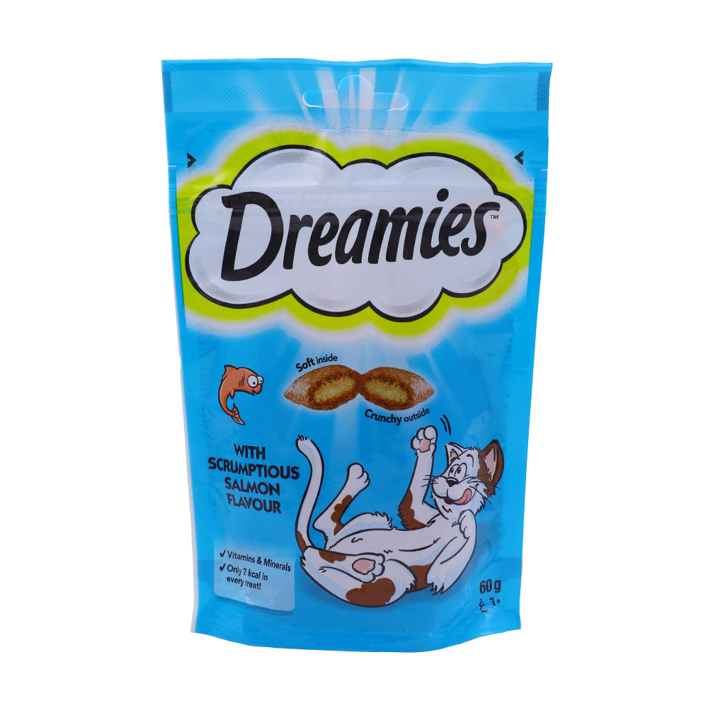 Dreamies Salmon Cat Treats 60g - Available at Alosra Online Supermarket