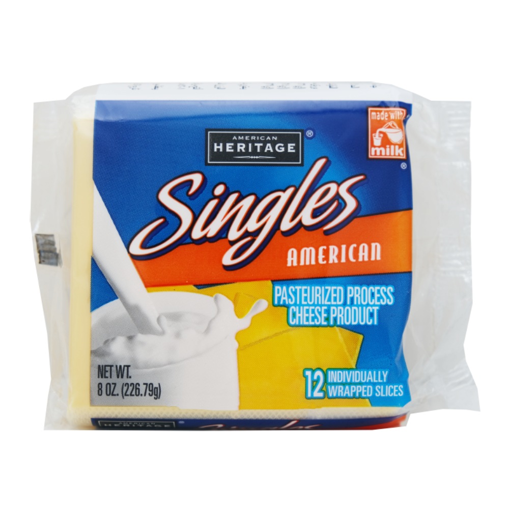 Heritage USA Single Colour Cheese Stick Slices 226g - Available at Alosra Online Supermarket
