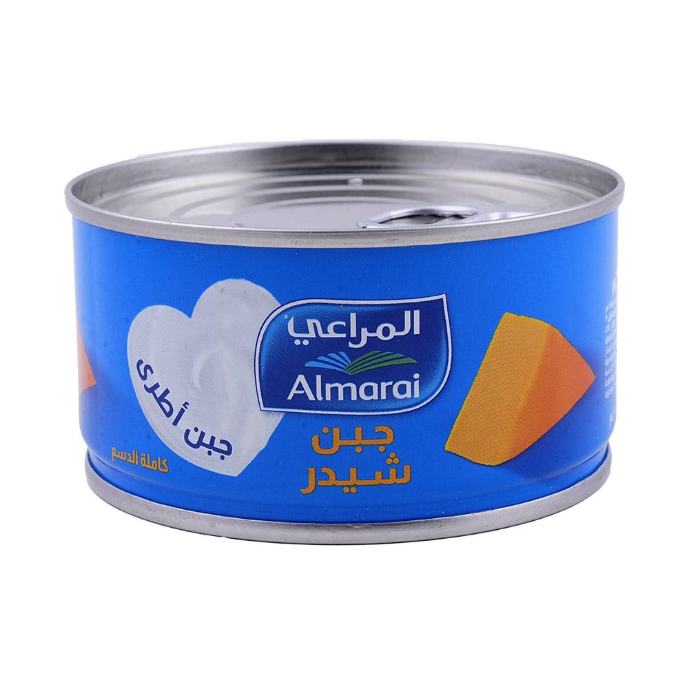 Almarai Cheddar Cheese Tin 200g back image
