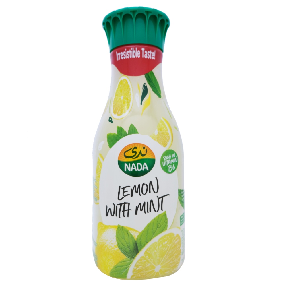 Nada Lemon with Mint Pulp Juice 1.5L - Available at Alosra Online Supermarket