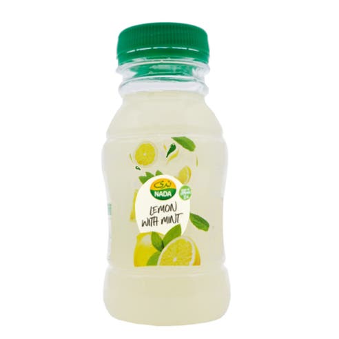 Nada Lemon with Mint Juice with Pulp 200ml - Available at Alosra Online Supermarket