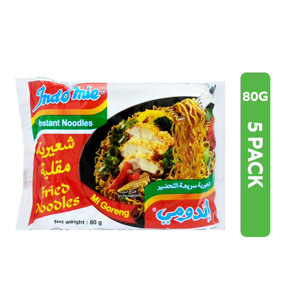 Indomie Fried Noodles 80g [5 Pack] - Available at Alosra Online Supermarket