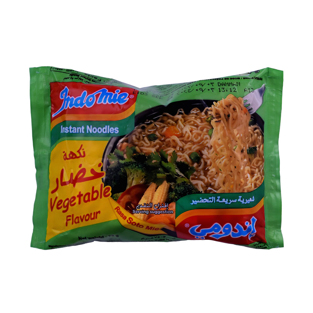 Indomie Vegetable Noodles 75g - Available at Alosra Online Supermarket