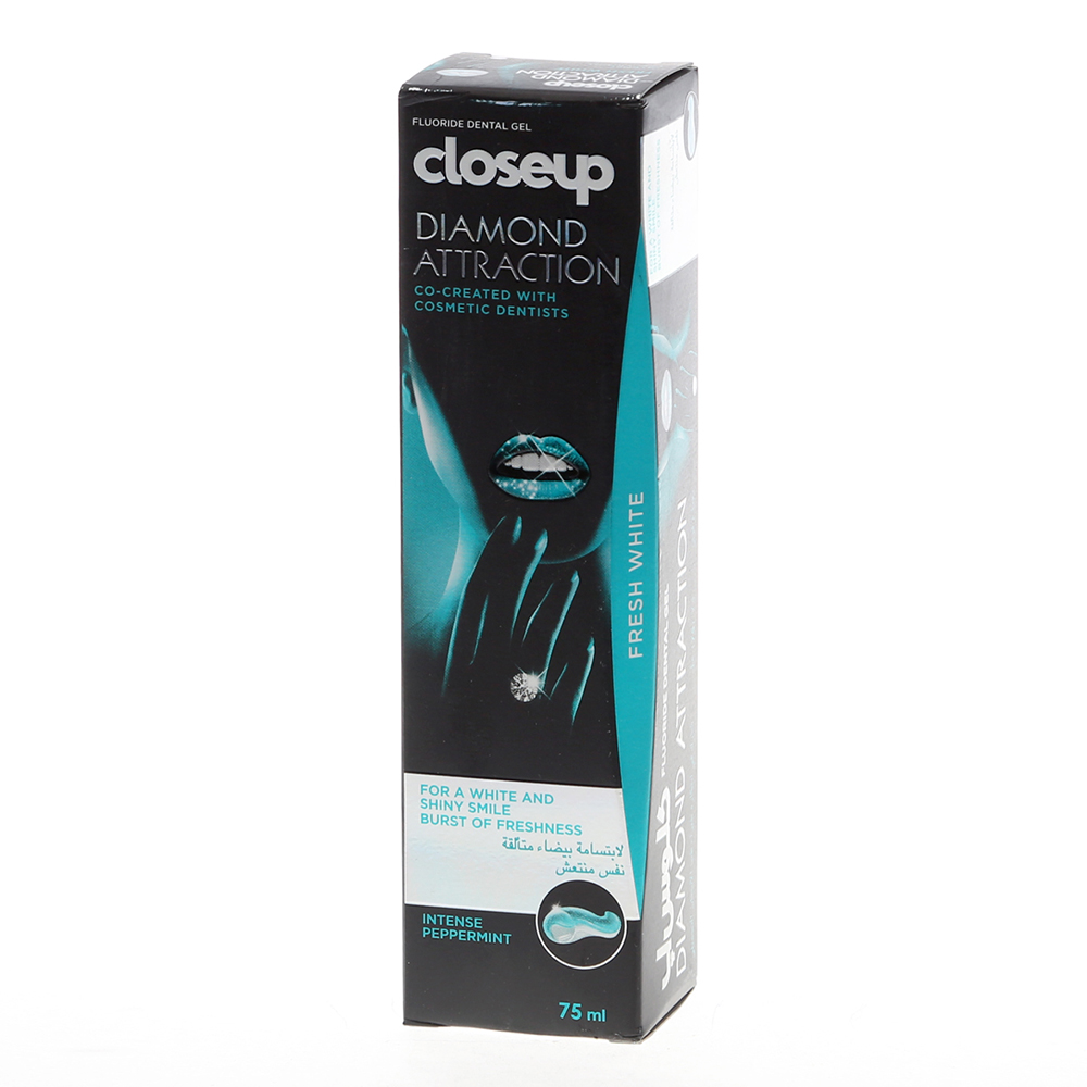 Close Up Diamond Attraction Intense Peppermint Toothpaste 75ml 