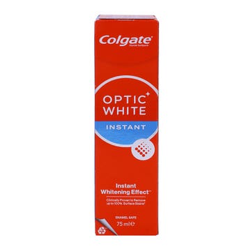 Colgate Optic White Instant Mint Dazzling Toothpaste 75ml - Available at Alosra Online Supermarket
