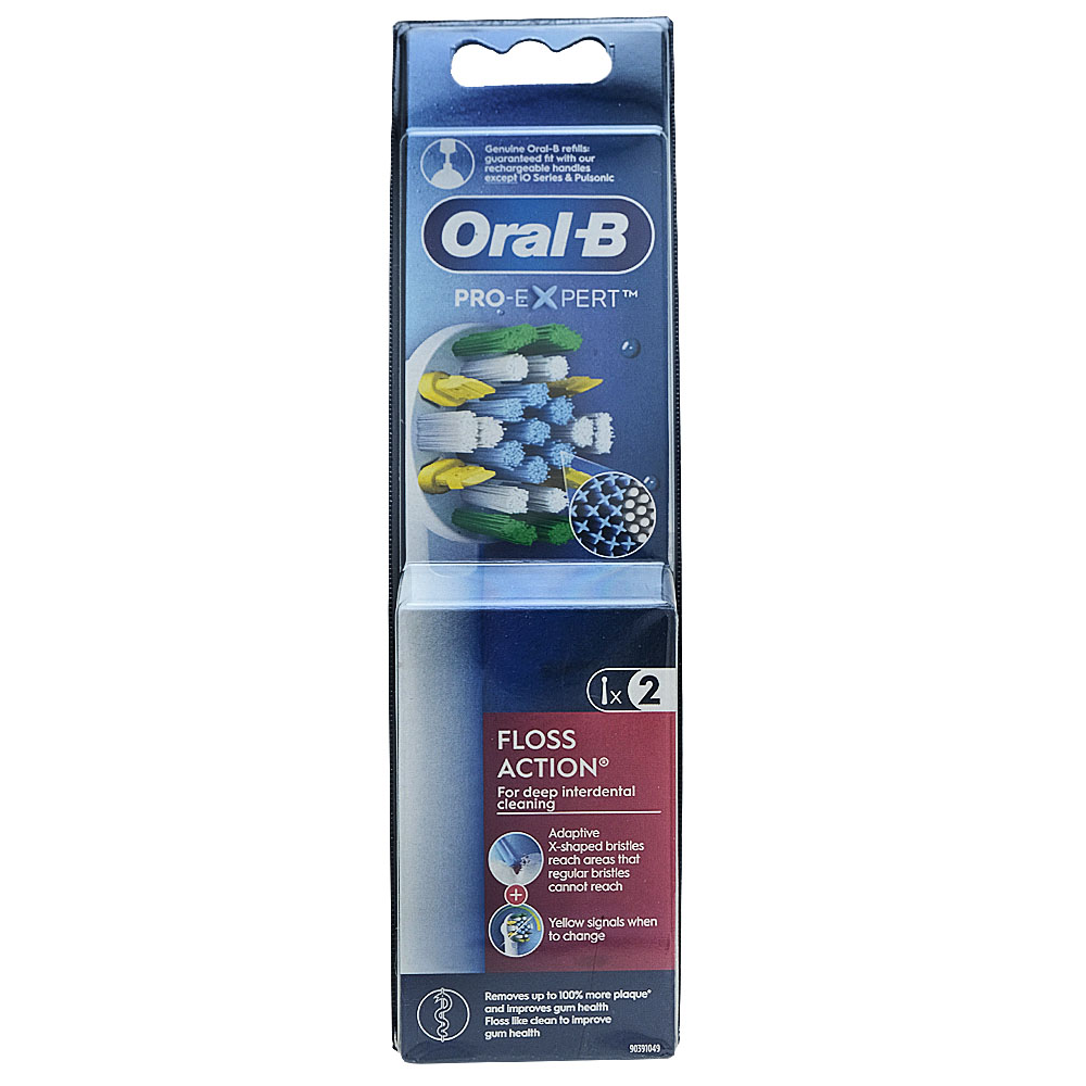 Oral-B Floss Action Brush Heads 2s - Available at Alosra Online Supermarket