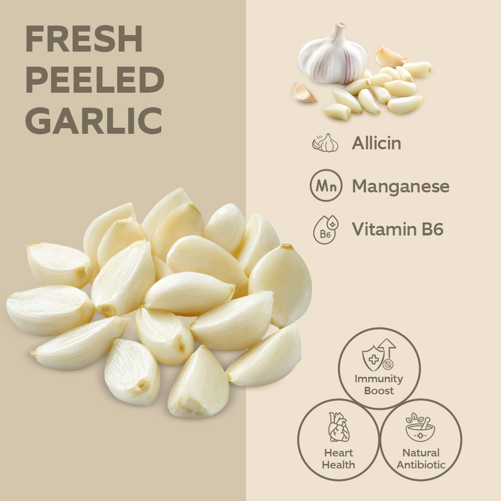 Fresh Peeled Garlic [Per Kg] lifestyle image
