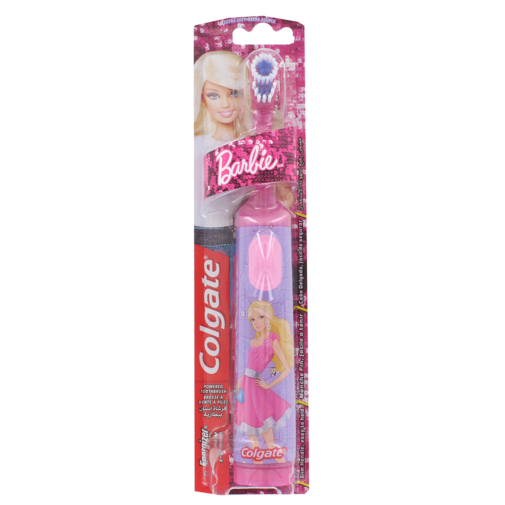 Colgate Barbie Powered Kids Toothbrush - Available at Alosra Online Supermarket