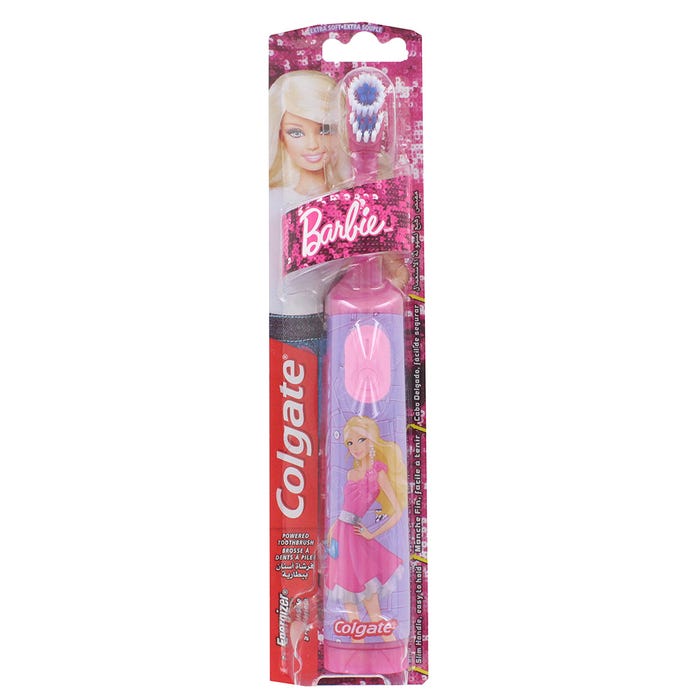 Colgate Barbie Powered Kids Toothbrush - Available at Alosra Online Supermarket