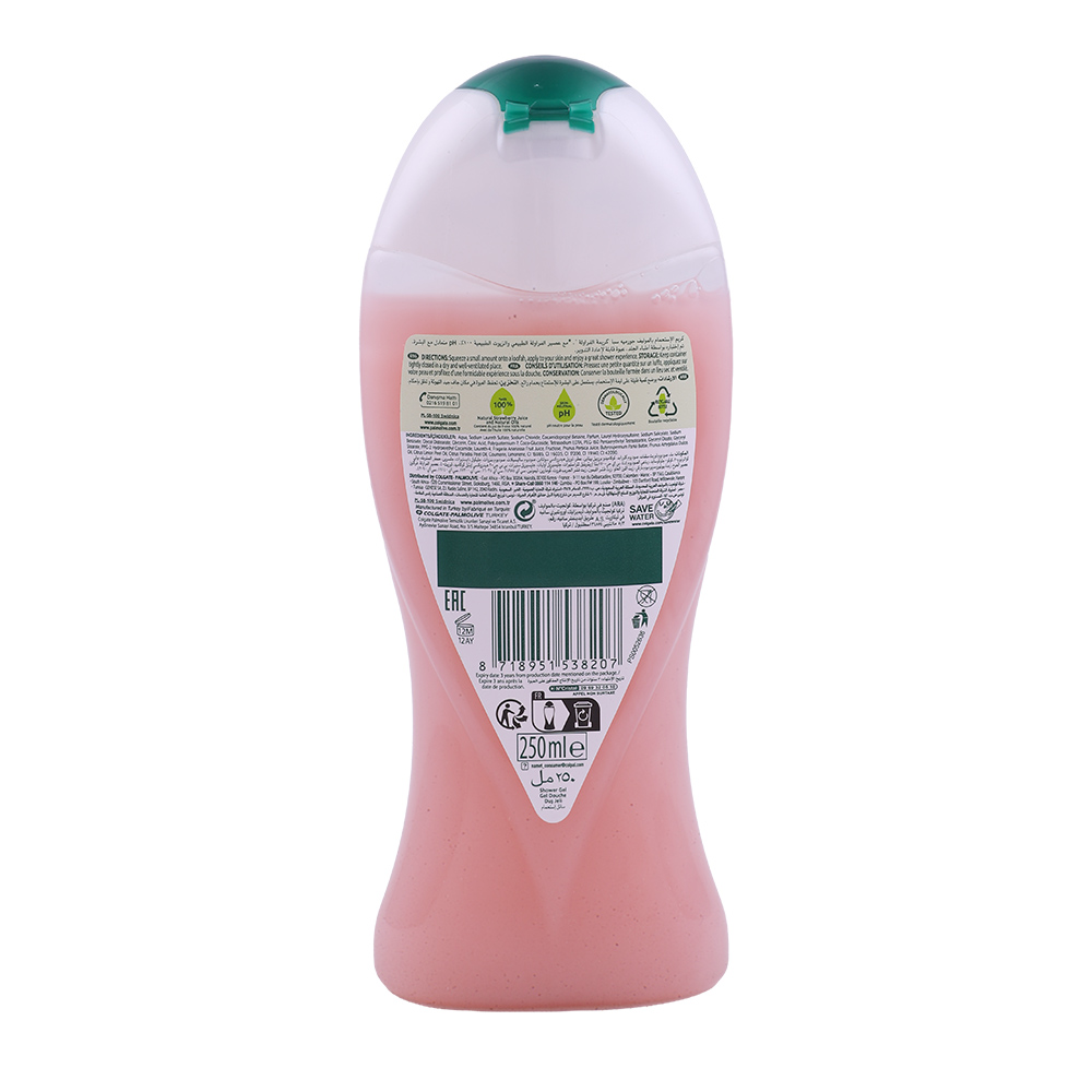 Palmolive Gourmet Spa Strawberry Smoothie Shower Gel 250ml back image