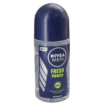Nivea Men Fresh Power Deodorant Roll-On 50ml - Available at Alosra Online Supermarket