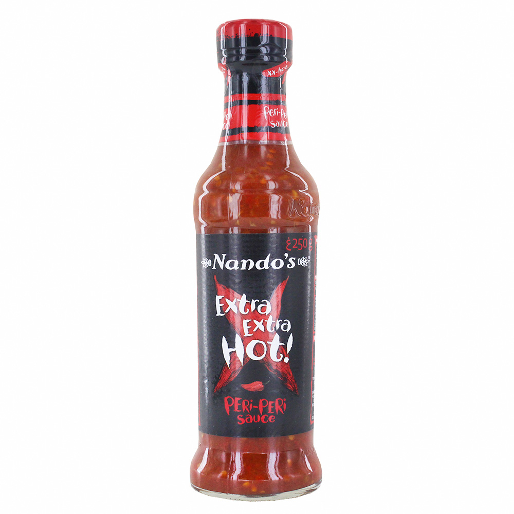Nando's Extra Extra Hot Peri-Peri Sauce 250ml - Available at Alosra Online Supermarket