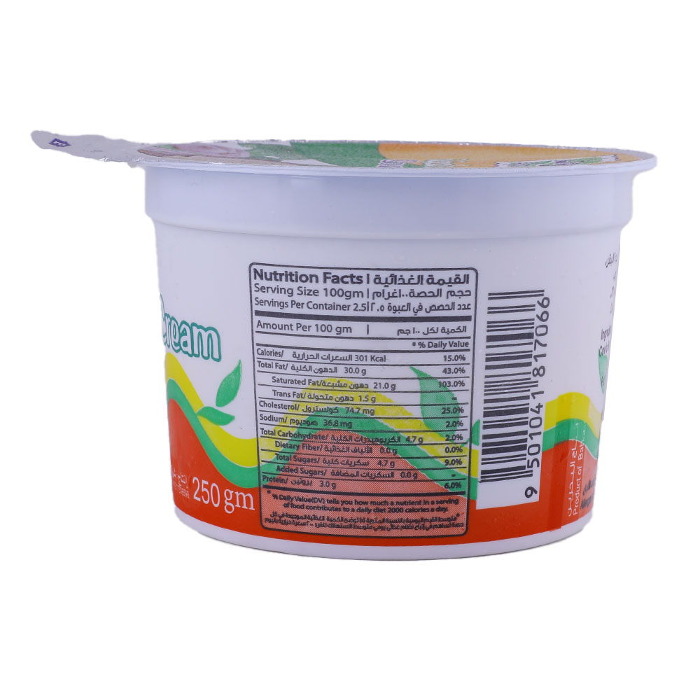 Awal Sour Cream 250g right side image