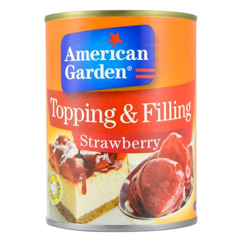 American Garden Strawberry Pie Filling 21oz - Available at Alosra Online Supermarket