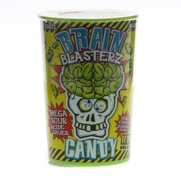 Brain Blasterz Mega Sour Candy Container 48g - Available at Alosra Online Supermarket