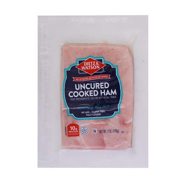 Dietz & Watson Uncured Cooked Ham 198g [Contains Pork]