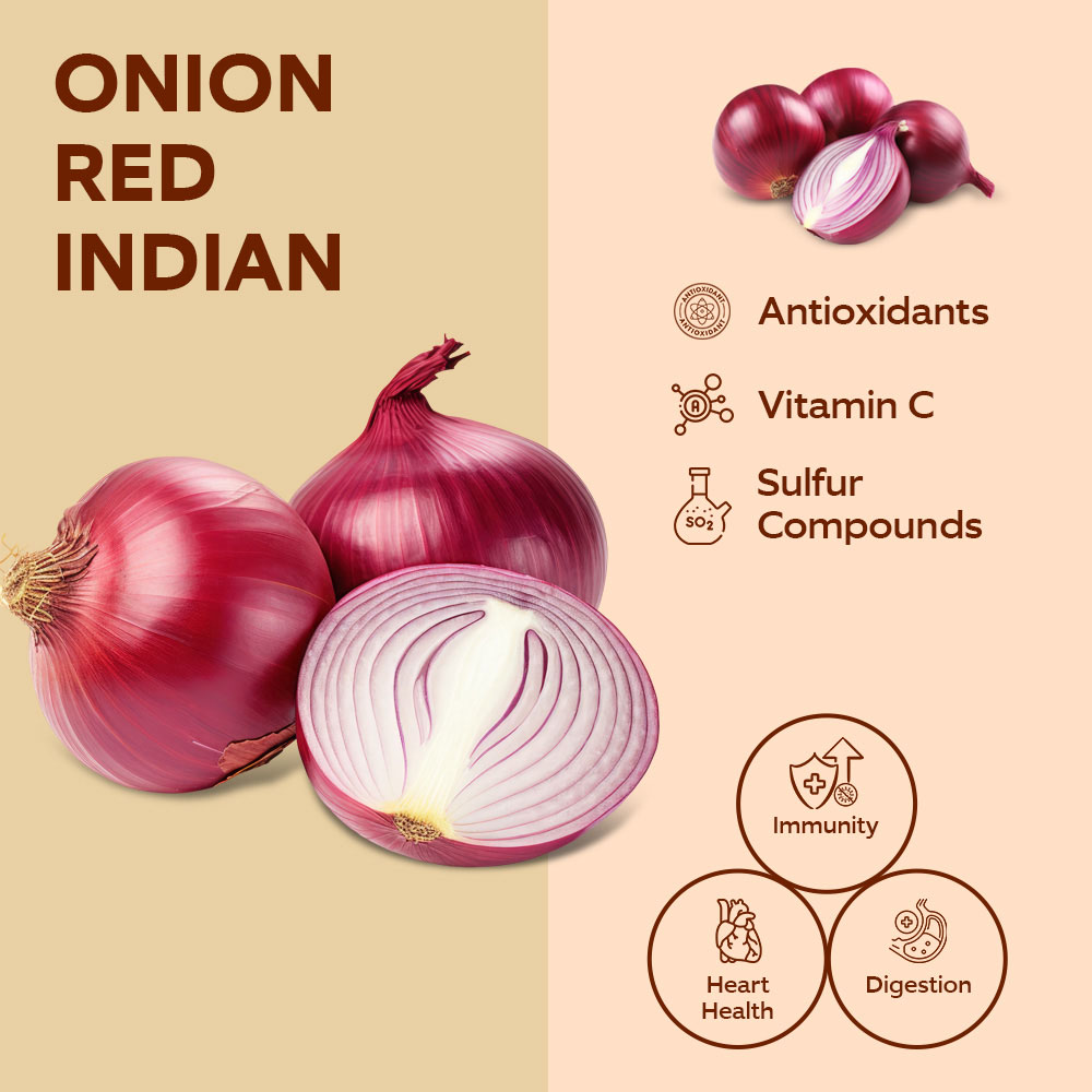 Fresh Red Indian Onion [Per Kg] lifestyle image