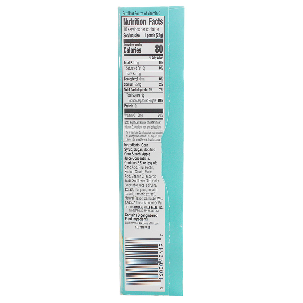 Betty Crocker Scooby-Doo Fruit Snacks 226g- Product ingredients image