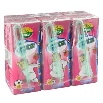 Nada Azzoz Strawberry Milk 200ml - Available at Alosra Online Supermarket