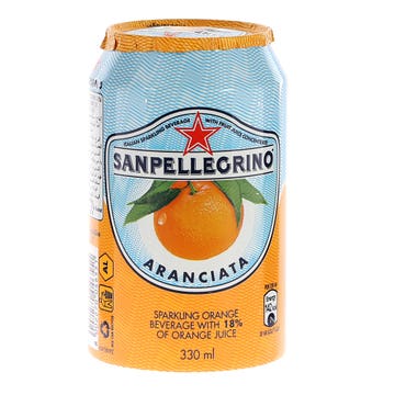 Sanpellegrino Aranciata Sparkling Drink 330ml - Available at Alosra Online Supermarket