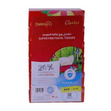 Delmon Facial Rainbow Tissue 150's 2Ply - Available at Alosra Online Supermarket