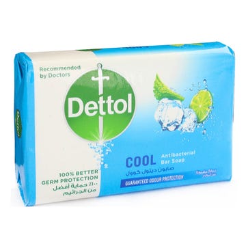 Dettol Cool Anti-Bacterial Bar Soap 125g - Available at Alosra Online Supermarket