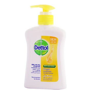 Dettol Fresh Citrus Freshness Anti-Bacterial Hand Wash 200ml - Available at Alosra Online Supermarket