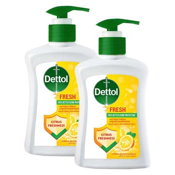 Dettol Fresh Citrus & Orange Blossom Hand Wash 2x200ml [Special Offer]