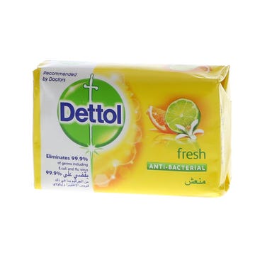 Dettol Fresh Anti-Bacterial Bar Soap 120g - Available at Alosra Online Supermarket