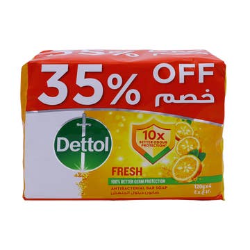 Dettol Fresh Bar Soap 4x120g [Special Offer]