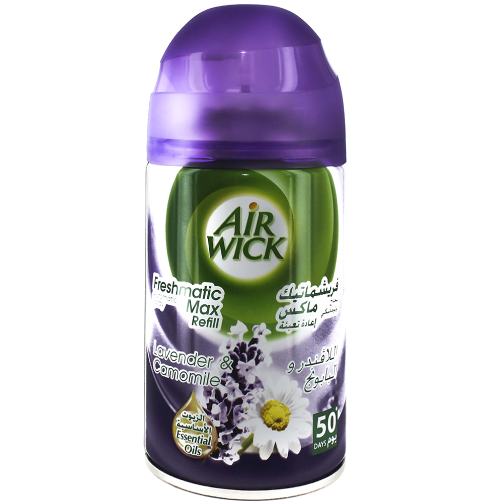 Airwick Freshmatic Lavender & Camomile Refill 250ml - Available at Alosra Online Supermarket