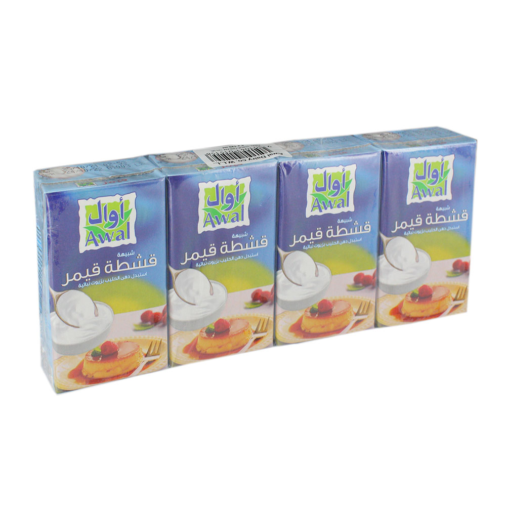 Awal Thick Cream 4x125ml - Available at Alosra Online Supermarket