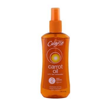 Calypso Carrot Oil Deep Tanning Spray SPF2 200ml - Available at Alosra Online Supermarket