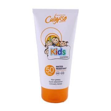 Calypso Kids Sun Lotion SPF50 150ml - Available at Alosra Online Supermarket